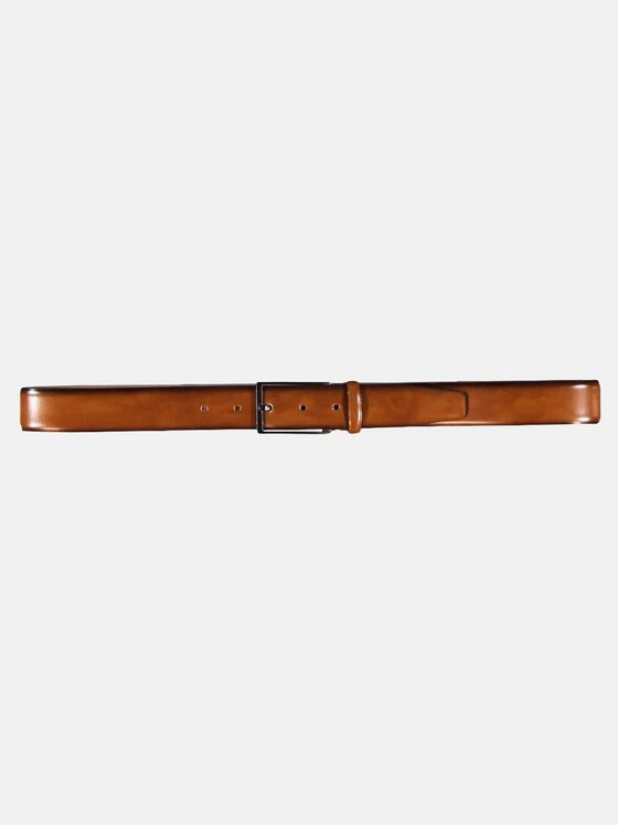 emilio adani Herren Ledergürtel Basic Braun 36347
