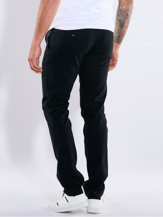 emilio adani Herren Chino slim fit Schwarz 36246