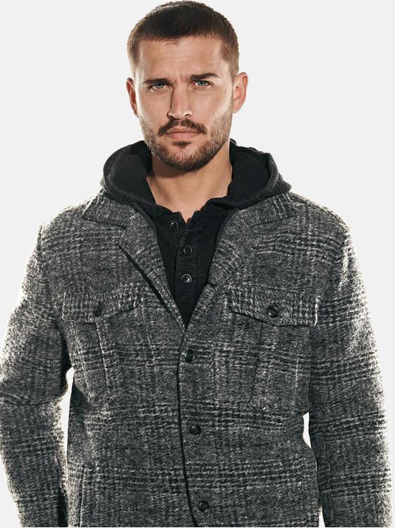 emilio adani Herren Jacke mit Wollanteil Grau 32001
