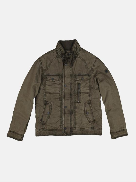engbers Herren Baumwoll-Jacke regular Oliv 33559