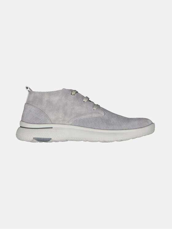 engbers Herren Halbschuh aus Leder Grau 34419