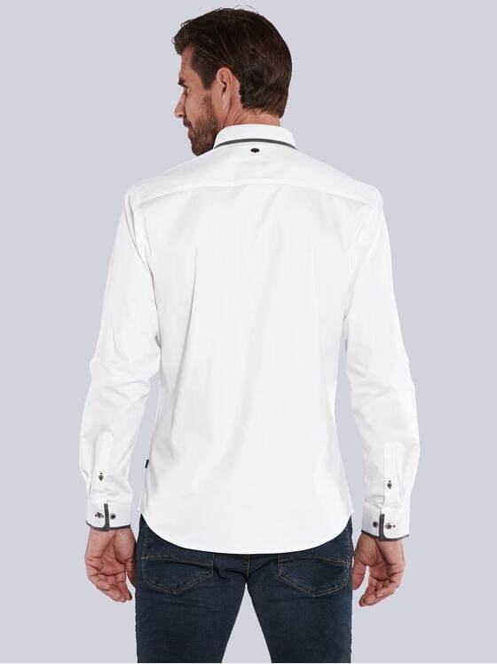 engbers Herren Langarm-Hemd uni Weiß 35800