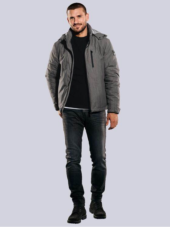 emilio adani Herren Jacke mit abnehmbarer Kapuze Beige 35846
