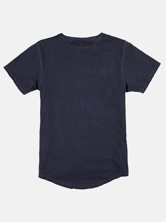 emilio adani Herren Rundhals T-Shirt Blau 27711