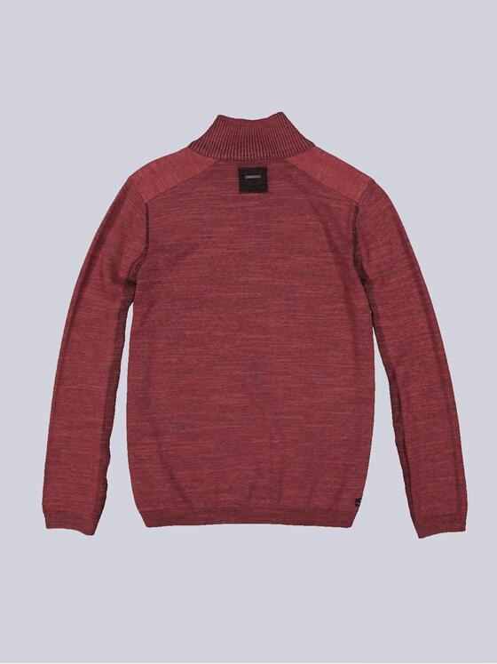 engbers Herren Pullover mit Troyerkragen Rot 35851