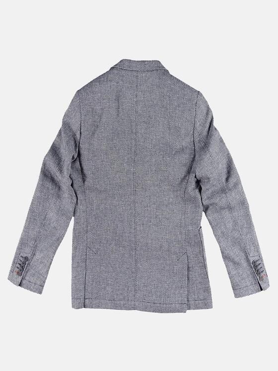 emilio adani Herren Sakko mit Leinenanteil Blau 31070