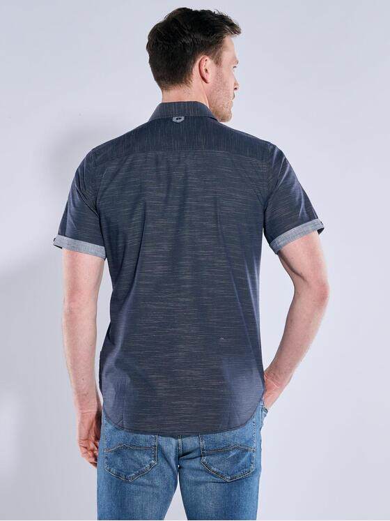 engbers Herren Kurzarm-Hemd uni Marineblau 38775