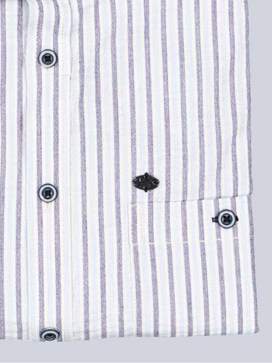 engbers Herren Kurzarm-Hemd gestreift Brilliantblau 38772