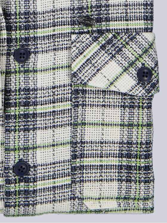 engbers Herren Kerniges Overshirt aus Leno-Ware Brilliantblau 40546