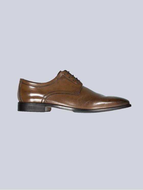 emilio adani Herren Business-Schuh aus Leder Braun 35699