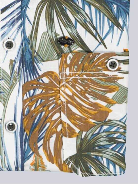 engbers Herren Kurzarm-Hemd gemustert Khaki 38776