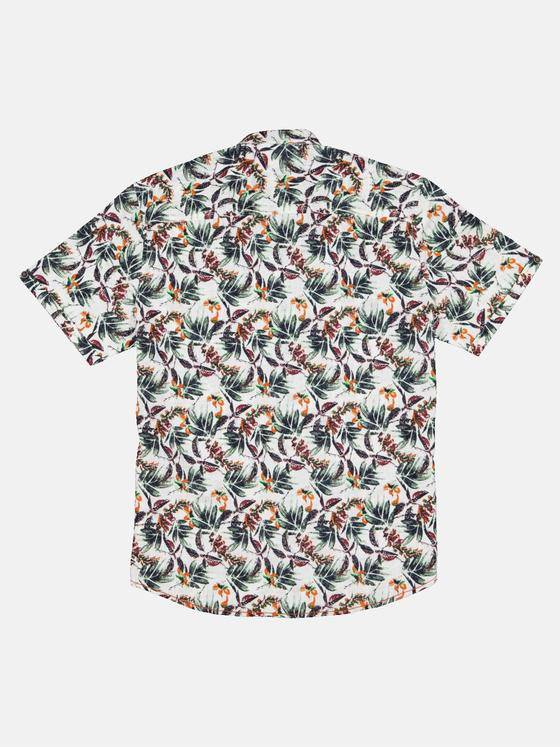 engbers Herren Kurzarm-Hemd gemustert Oliv 33441