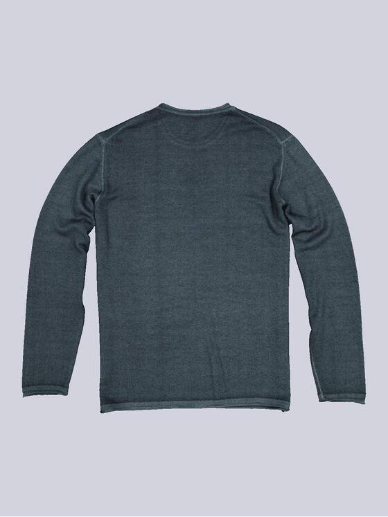 ENGBERS GERMANY Herren Pullover aus Merinowolle Türkis 35847