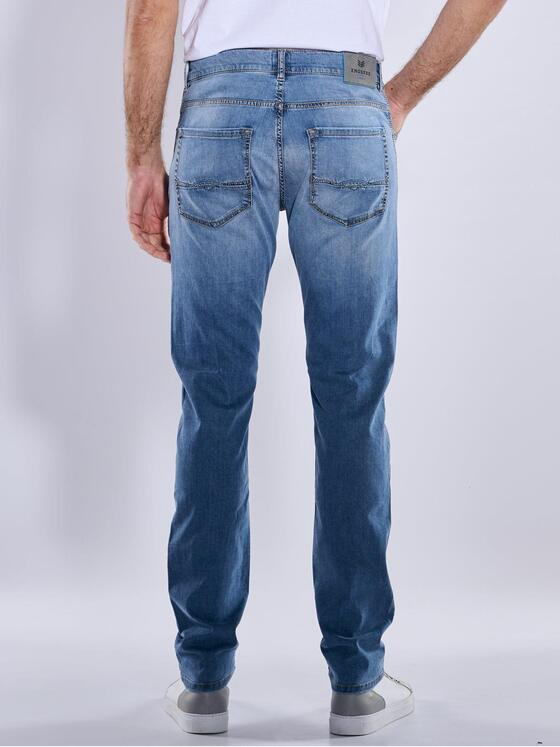 ENGBERS GERMANY Herren Super-Stretch-Jeans regular Blau 37038