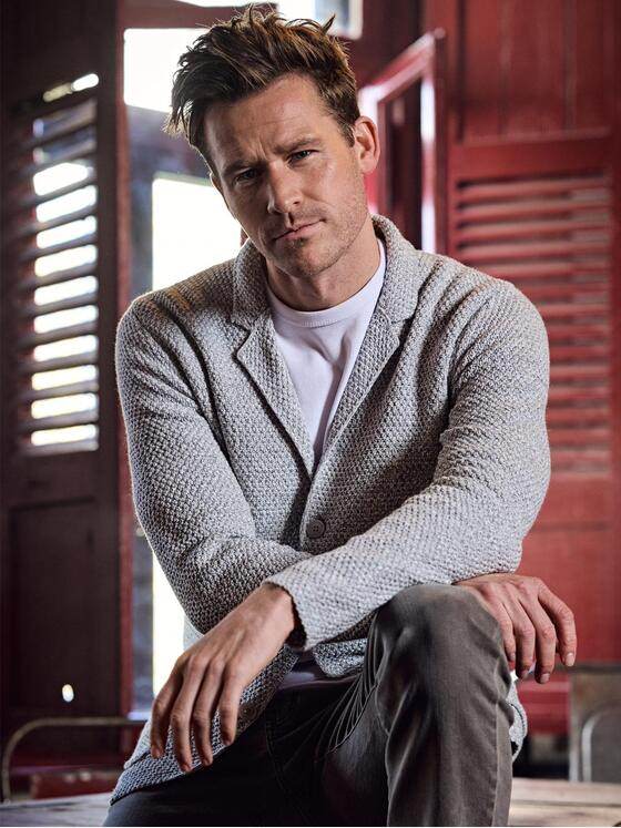 engbers Herren Sticksakko strukturiert Silbergrau 38254