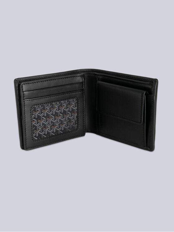 emilio adani Herren Portemonnaie Schwarz 39981