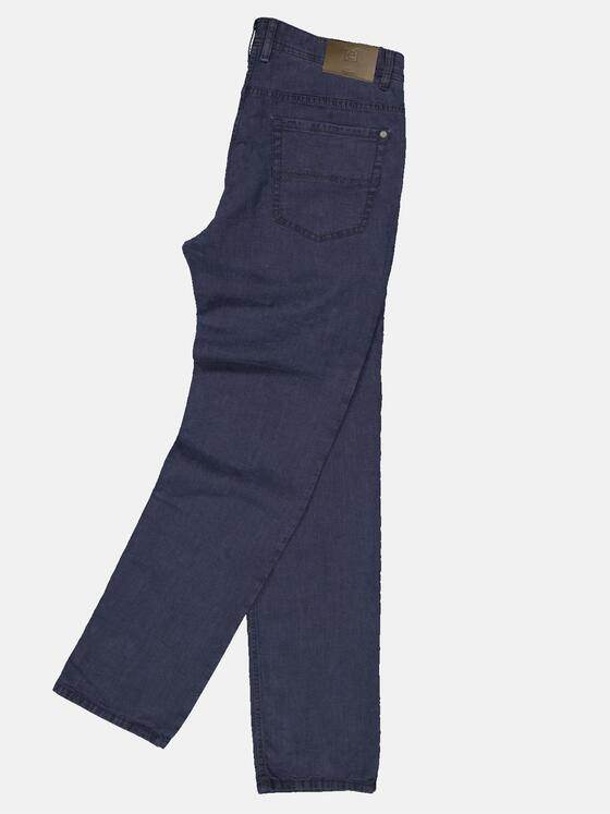 engbers Herren Hose dezent gemustert Saphirblau 32649