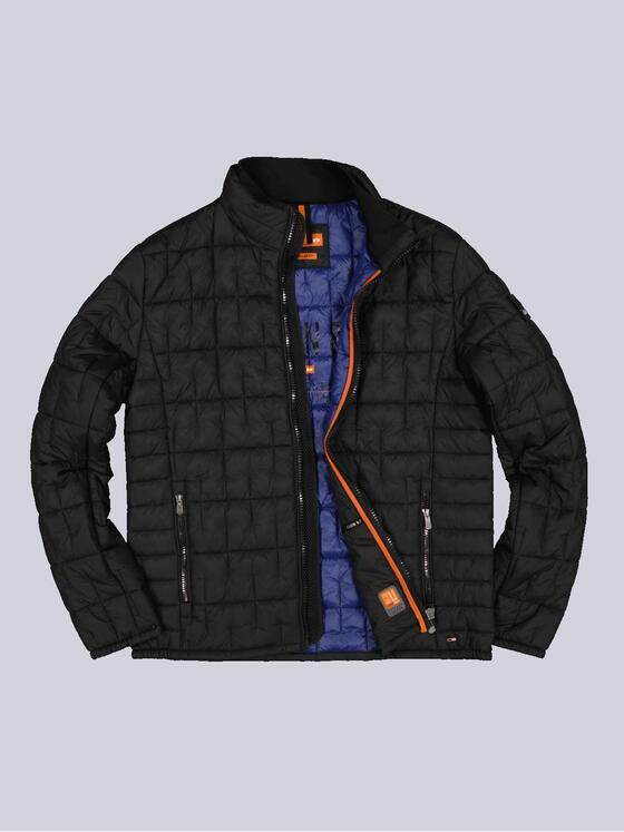 emilio adani Herren Steppjacke regular Schwarz 35194