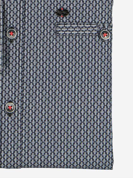 engbers Herren Langarm-Hemd gemustert Sand 37650