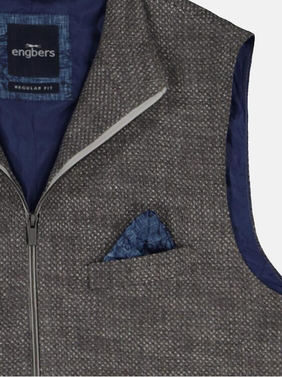 engbers Herren Sakko-Weste regular Braun 36491