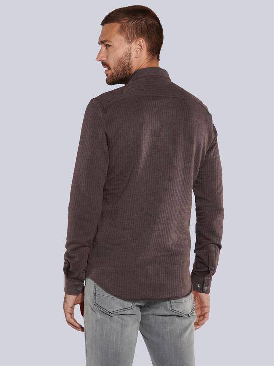 emilio adani Herren Langarm-Hemd regular Rot 35516