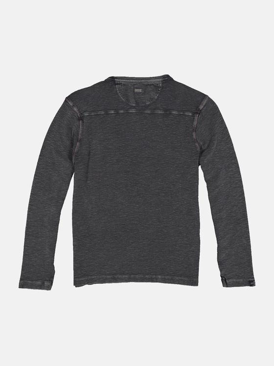 engbers Herren Langarm-Shirt strukturiert Anthrazit 34330
