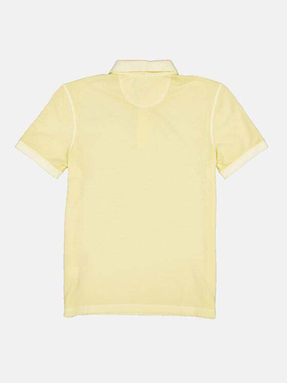 emilio adani Herren Polo-Shirt slim fit Gelb 35020