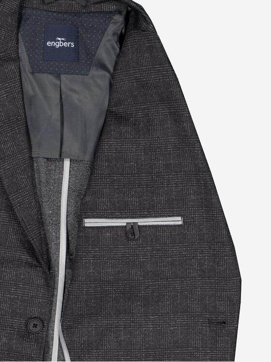 engbers Herren Anzug-Sakko slim fit Schwarz 37665