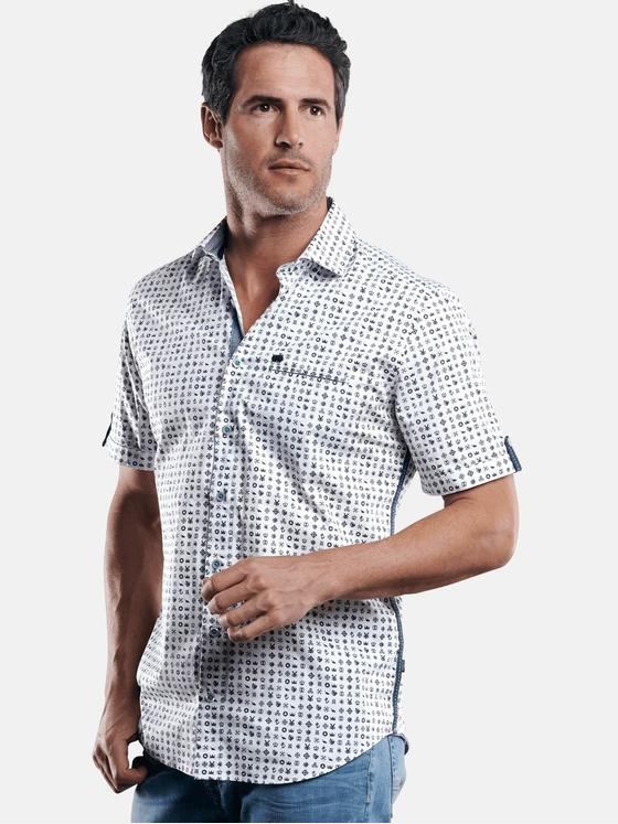 engbers Herren Hemd kurzarm Saphirblau 29471