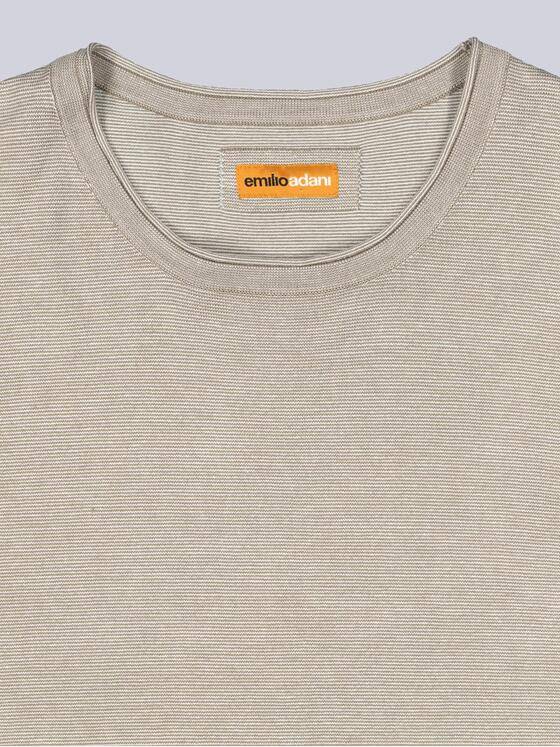 emilio adani Herren Pullover uni Beige 36350