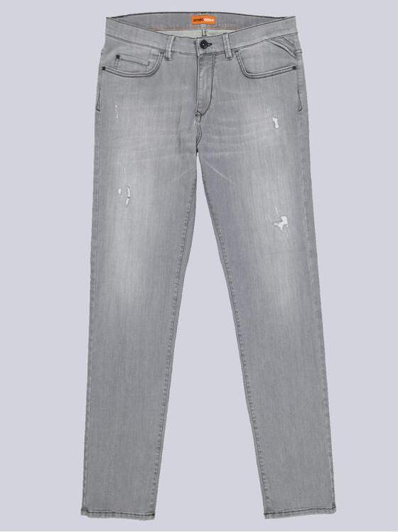 emilio adani Herren Super-Stretch-Jeans slim fit Grau 35493