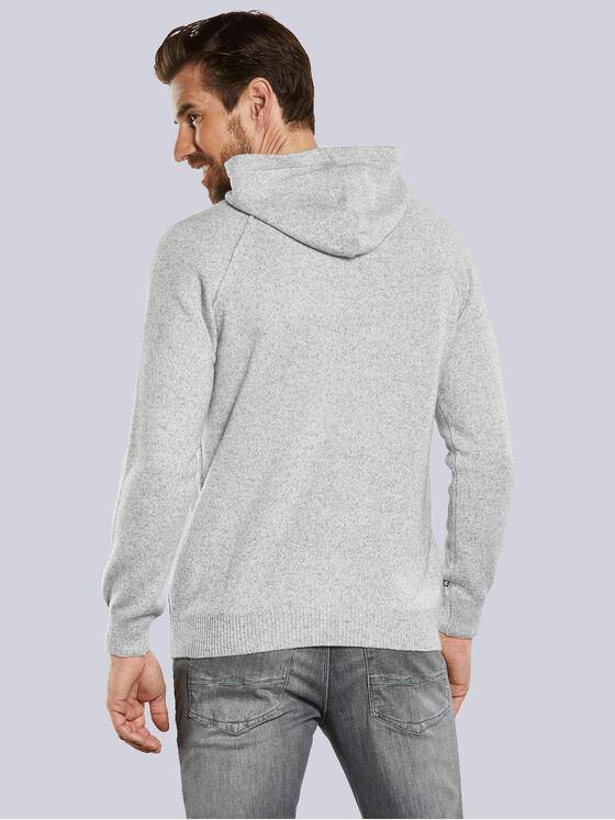 ENGBERS GERMANY Herren Pullover mit Kaschmir-Anteil Grau 33931
