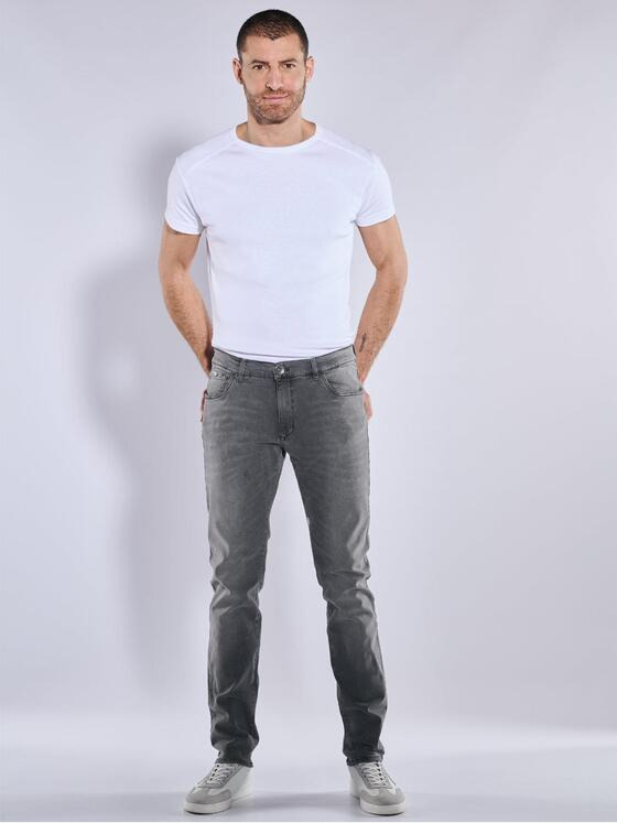 engbers Herren Super-Stretch-Jeans "My Favorite" Grau 37071