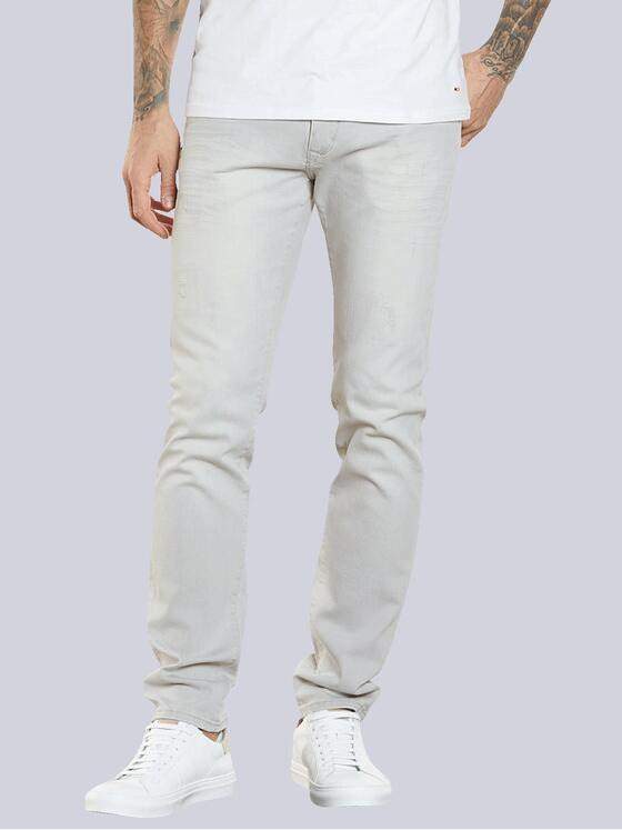 emilio adani Herren Super-Stretch-Jeans Regular Grau 34630