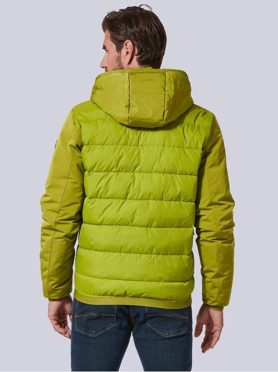 engbers Herren Steppjacke mit abnehmbarer Kapuze Grün 35423