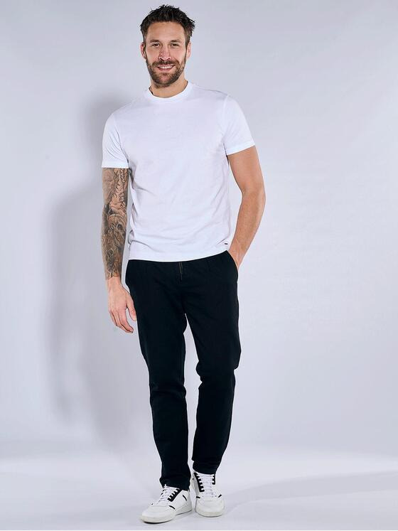 emilio adani Herren Chino slim fit Schwarz 36669