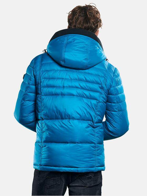 engbers Herren Jacke mit kuscheligem Fellimitat Türkis 30759