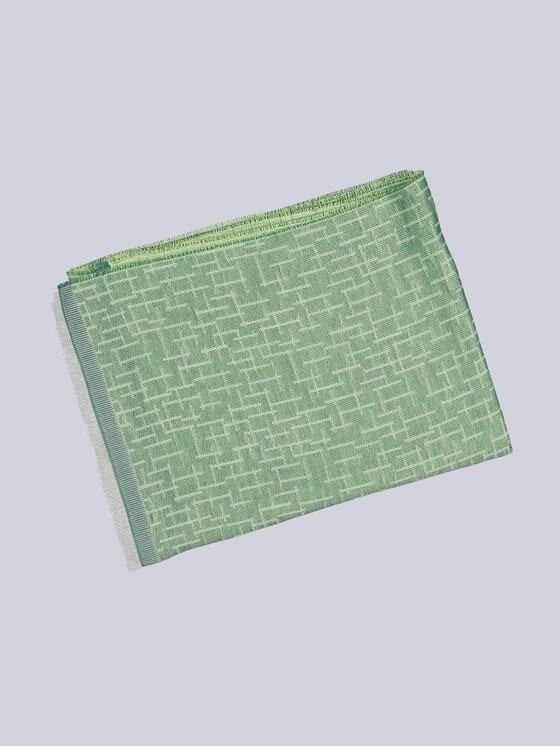 engbers Herren Schal gemustert Hellgruen 38760