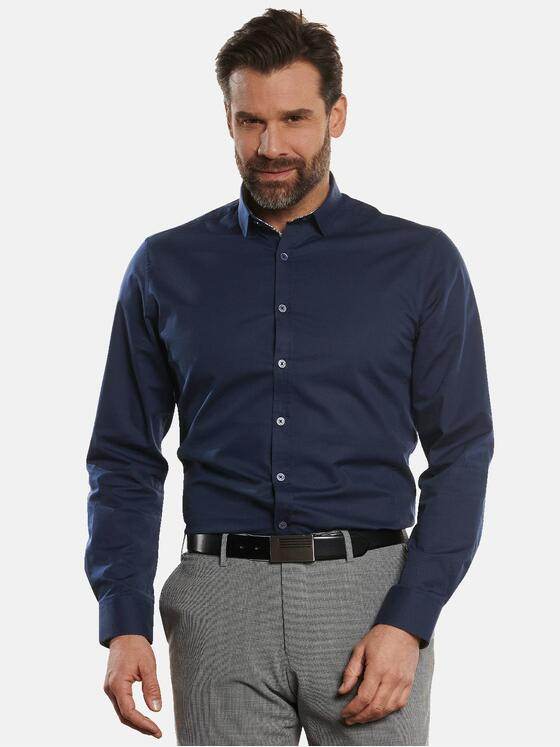 engbers Herren Langarm-Hemd "My Favorite" Blau 32815