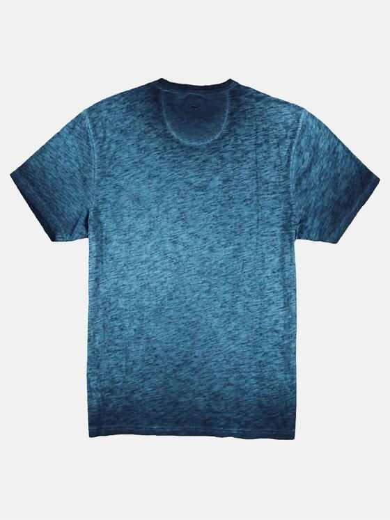 engbers Herren Modisches Print-Shirt Petrolblau 29224