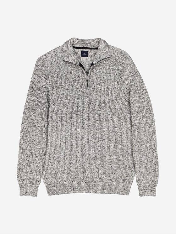 engbers Herren Pullover mit Troyerkragen Schwarz 37618