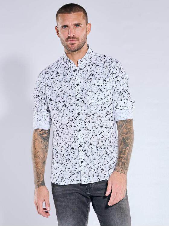 emilio adani Herren Hemd langarm Grau 40058