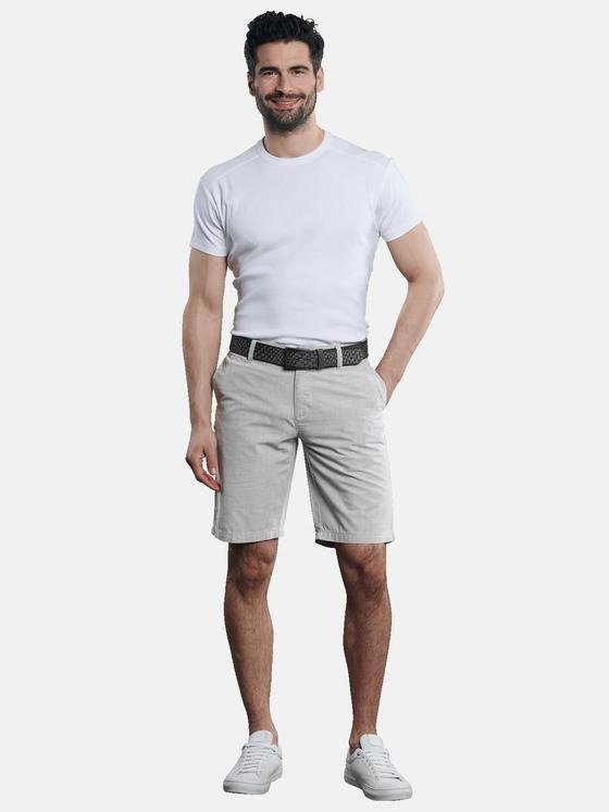 engbers Herren Bermuda kariert Hellgrau 31586