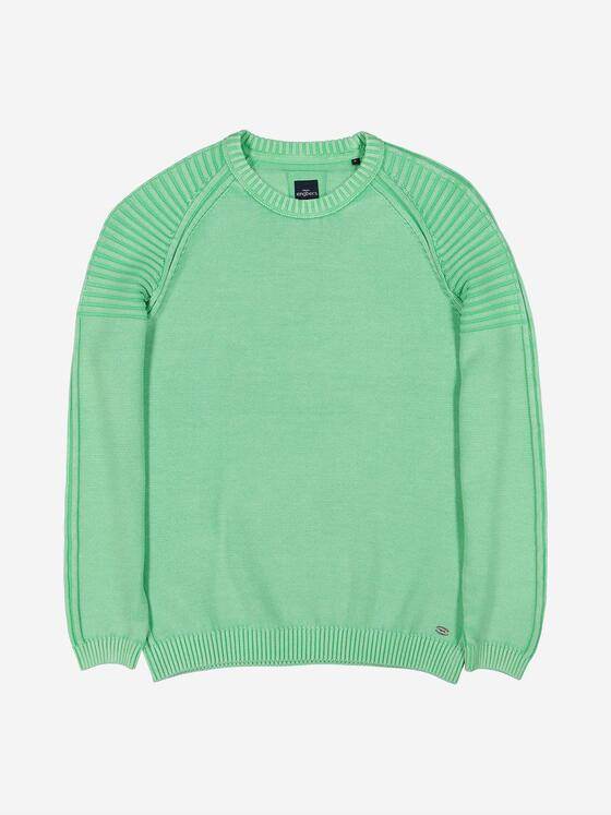 engbers Herren Pullover strukturiert Hellgruen 38145
