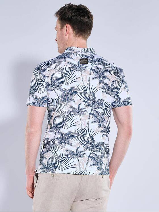 engbers Herren Polo-Shirt gemustert Reinweiss 38885