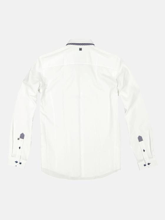 engbers Herren Langarm-Hemd "My Favorite" Weiß 34855