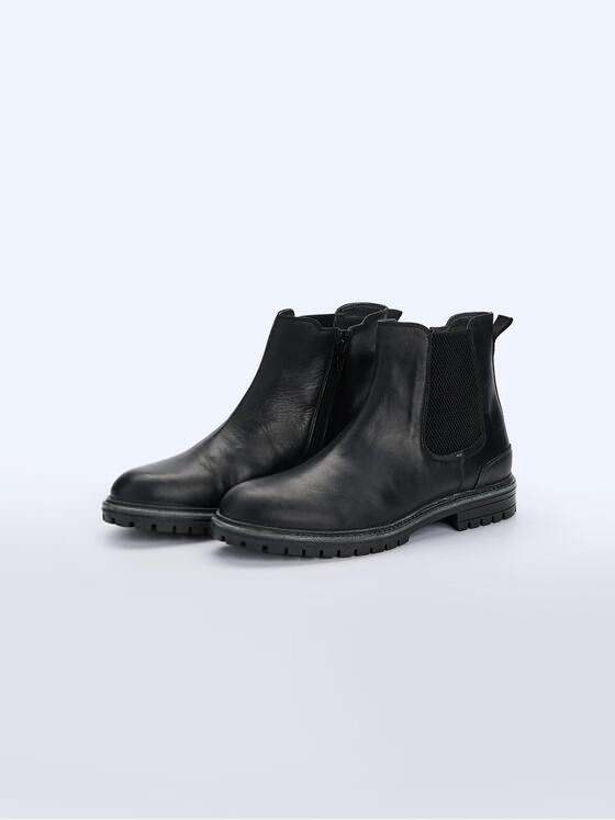 emilio adani Herren Boots mit Reißverschluss Schwarz 37441