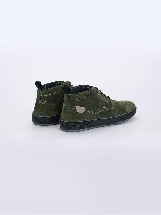 engbers Herren Boots aus Leder Grün 37442
