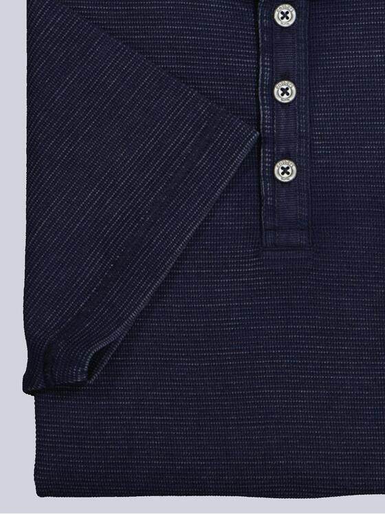 engbers Herren Henley T-Shirt Blau 36824