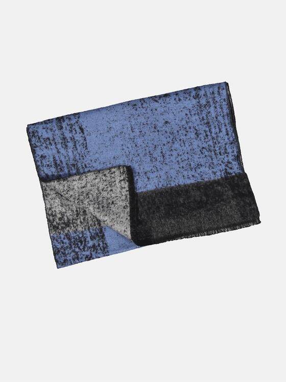 engbers Herren Schal gemustert Indigoblau 32120